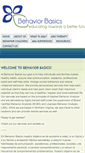 Mobile Screenshot of behaviorbasicsllc.com